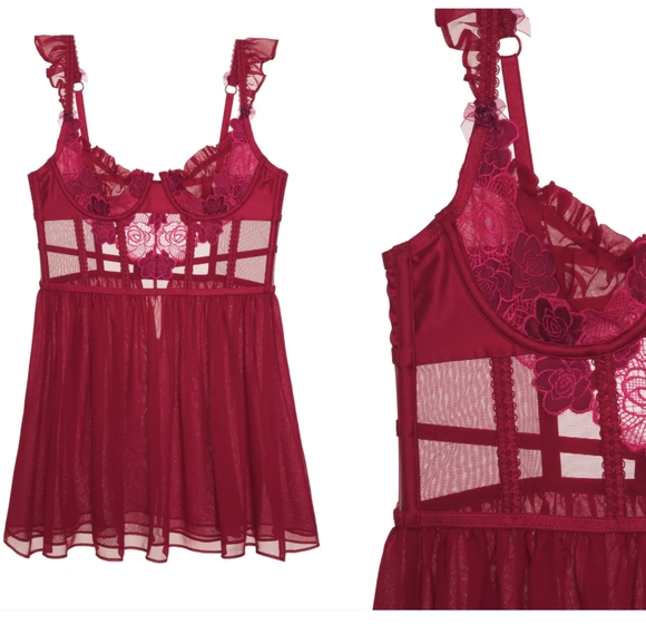 $180 For Love & Lemons Clara Mini Slip Corset Dress - Picture 3 of 7